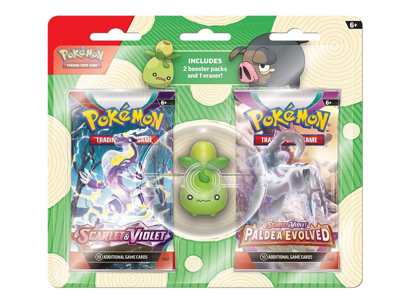 ERASER + 2 BOOSTERS: back to school