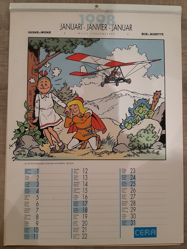 Suske en Wiske Kalender 1998