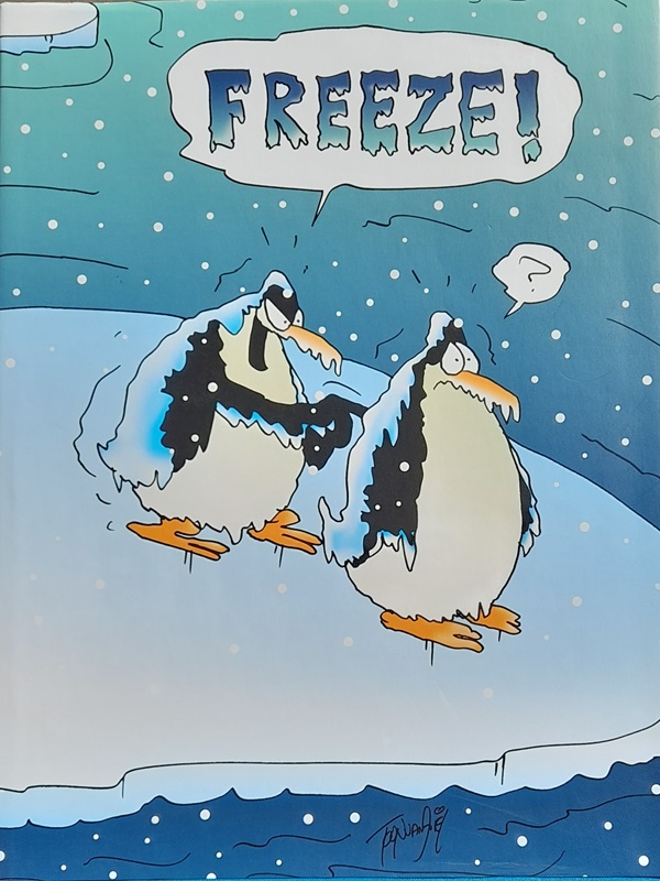 Gesigneerd (036) - Stamgasten Freeze! Luxe - Toon Van Driel