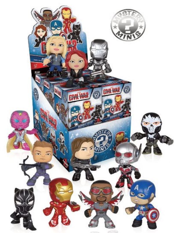 Captain America Civel War Mystery Mini figures